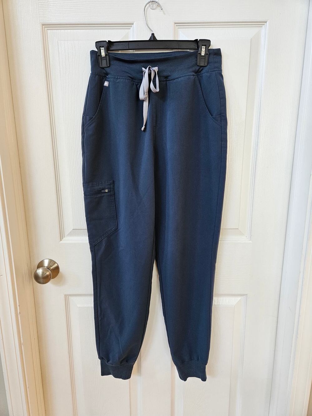 FIGS Zamora Jogger Scrub Pants Dark Harbor Blue Gray Women's Small